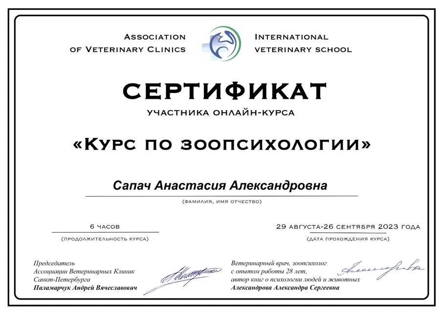 Сертификат